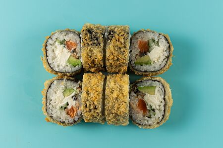 Темпура Лосось-угорь