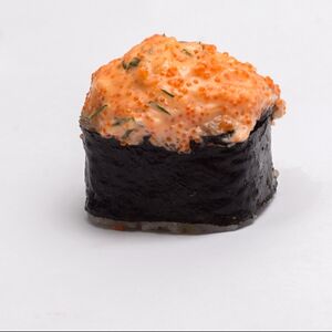 Запечённый ролл с креветками