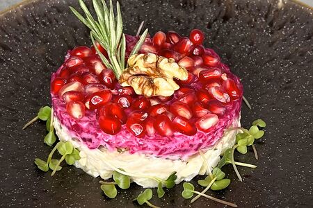 Салат Гранатовый браслет Веган без глютена