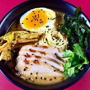 Рамен с курицей