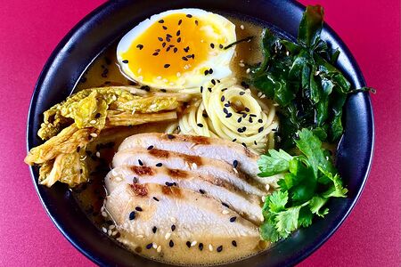 Рамен с курицей