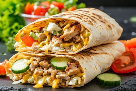 Шаурма Четыре сыра