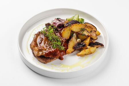 Стейк из свиной шеи