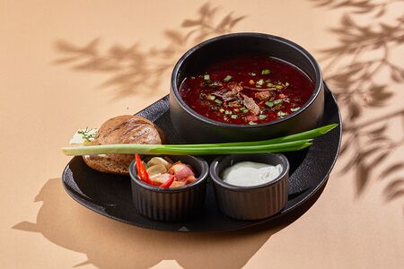 Борщ с говядиной