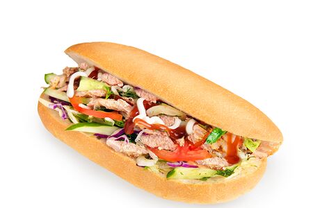 Данар в булке с курицей