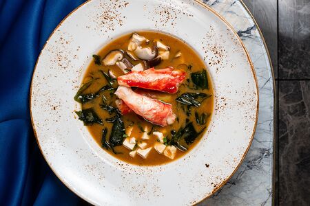 Мисо-суп с крабом