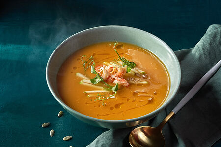 Тыквенный суп с кокосовым молоком