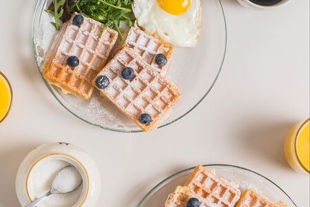 Венские вафли с начинкой