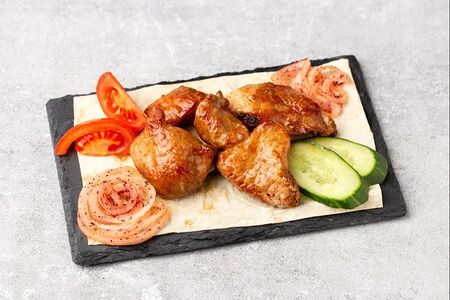 Шашлык из cвинoй шейки