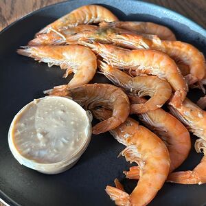 Королевские креветки в соевом соусе