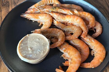 Королевские креветки в соевом соусе