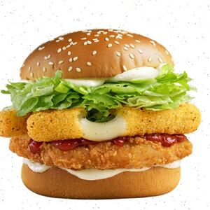 Бургер куриный Три сыра