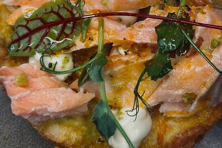 Хешбраун с лососем 