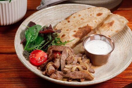 Кыстыбый с телячьей вырезкой