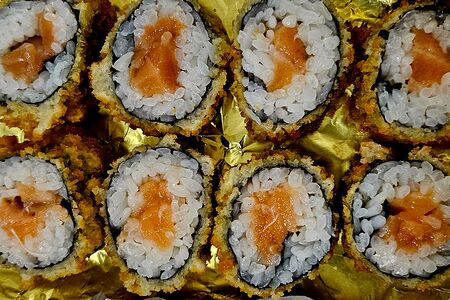 Простой жареный ролл