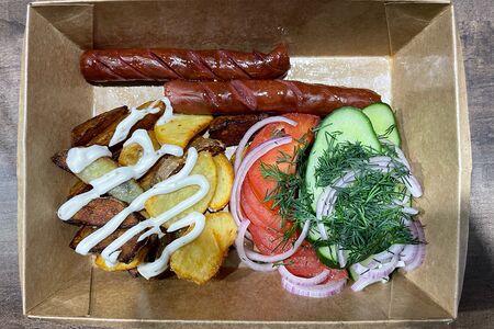 Ланч-бокс с охотничьей колбаской