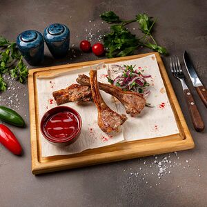 Шашлык из бараньей корейки