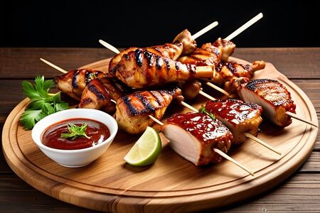 Шашлык из куриных крылышек