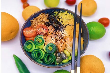 Поке с лососем