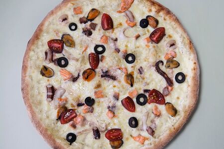 Пицца с морепродуктами