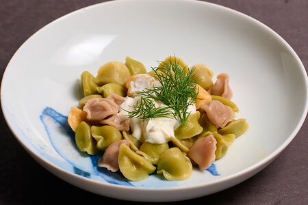 Пельмешки со сметаной