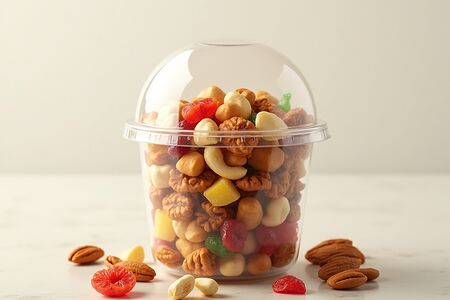 Сладкая смесь из орешков и цукатов