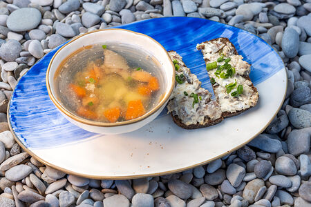 Трофейный рыбный суп