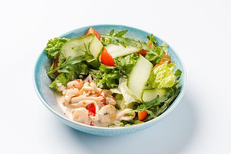 Теплый с морепродуктами