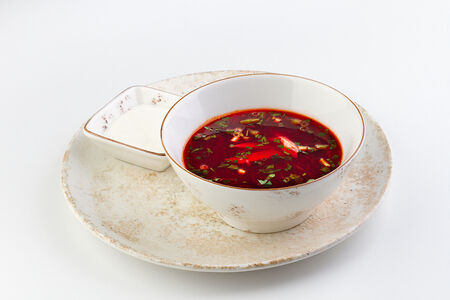 Борщ с курицей