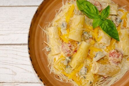 Ригатони Четыре сыра