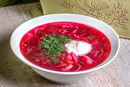 Борщ постный