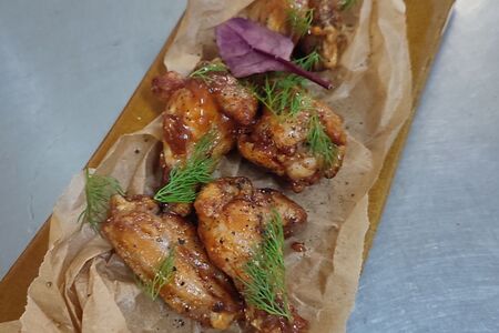 Шашлык из куриных крылышек 