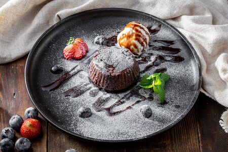 Шоколадный фондан