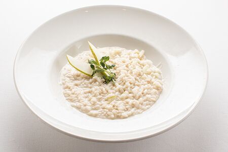 Ризотто с грушей и рокфорти