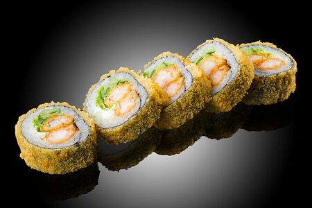 Ролл с креветкой темпура