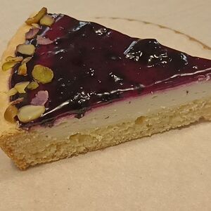 Творожный пирог с черникой