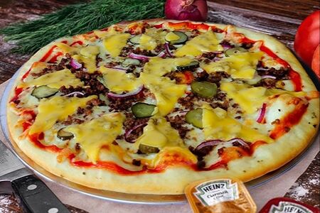 Чизбургер-пицца