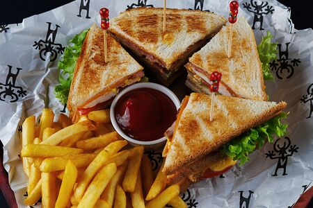 Клаб-сэндвич с курицей