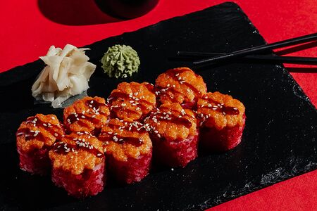 Запечённая Калифорния с Креветкой