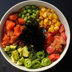 С лососем гравлакс
