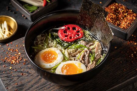 Рамен с уткой по-пекински