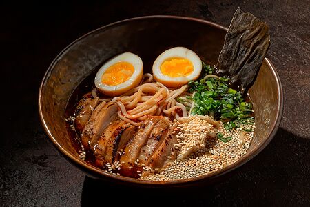 Рамен с курицей