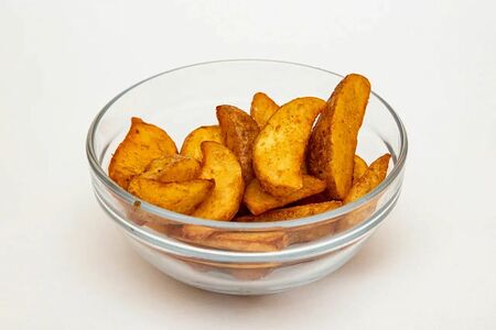 Картофель по-деревенски с чесноком