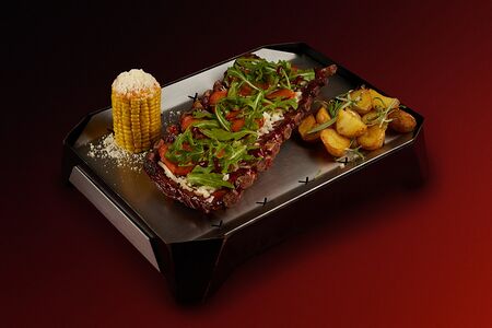 Рёбра свиные Баста Size с пепперони и моцареллой