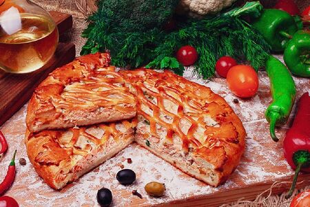 Пирог с горбушей