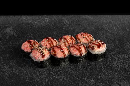 Запеченный с мидиями