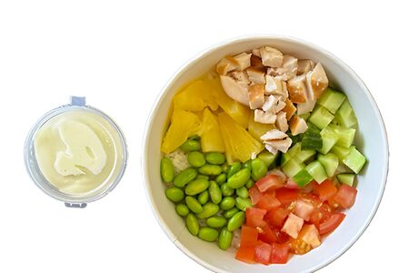 Поке с курицей