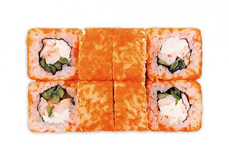 Ролл Калифорния с креветкой