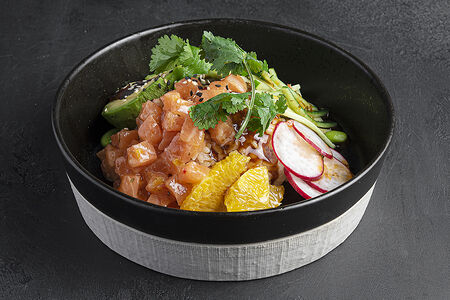 Поке с лососем