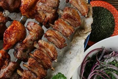 Шашлык из свиных ребер